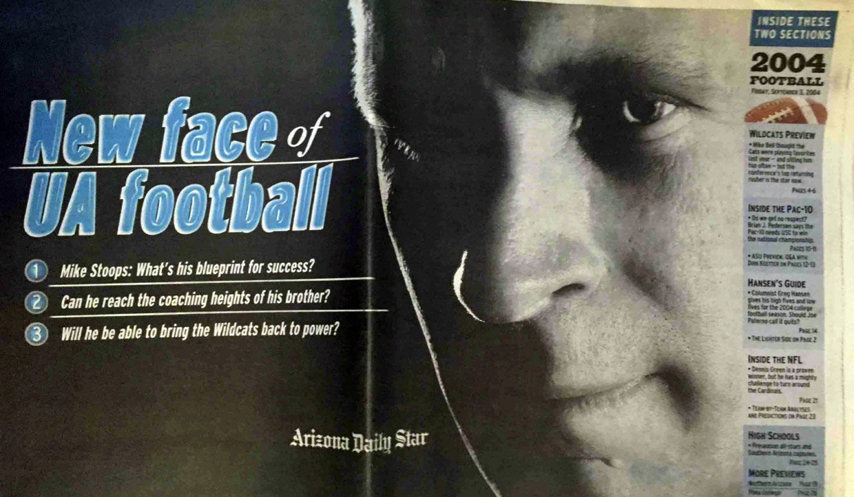 College football special section cover